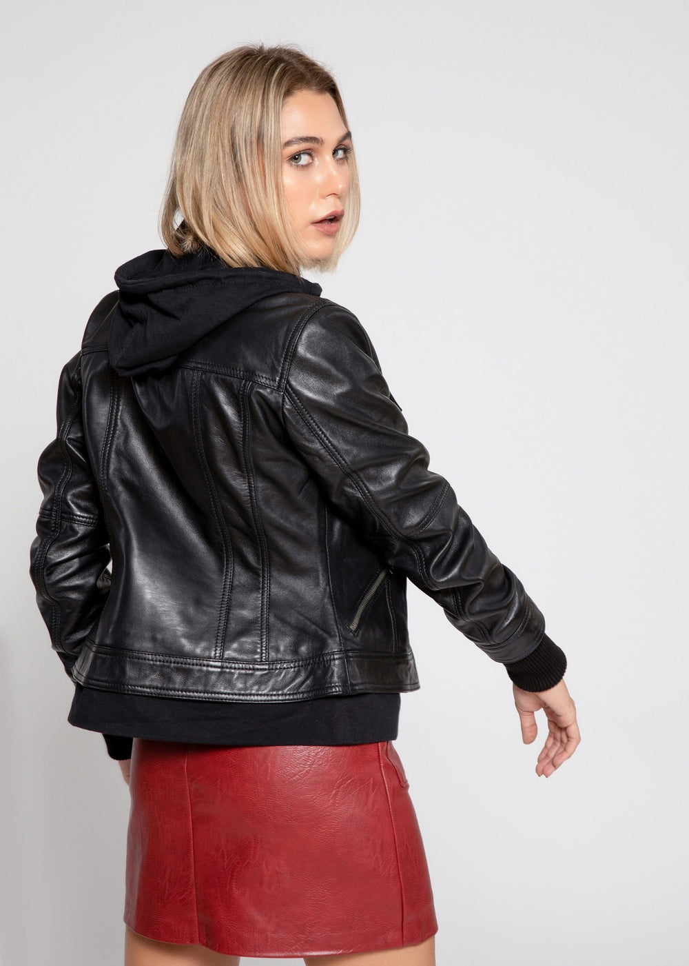 Annalise Womens Leather Jacket - A&A Haute Spot