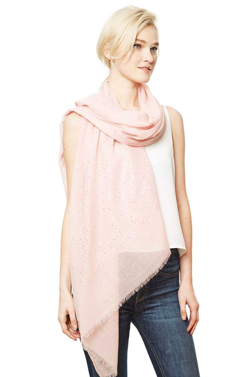 Solid Lurex Scarf - A&A Haute Spot