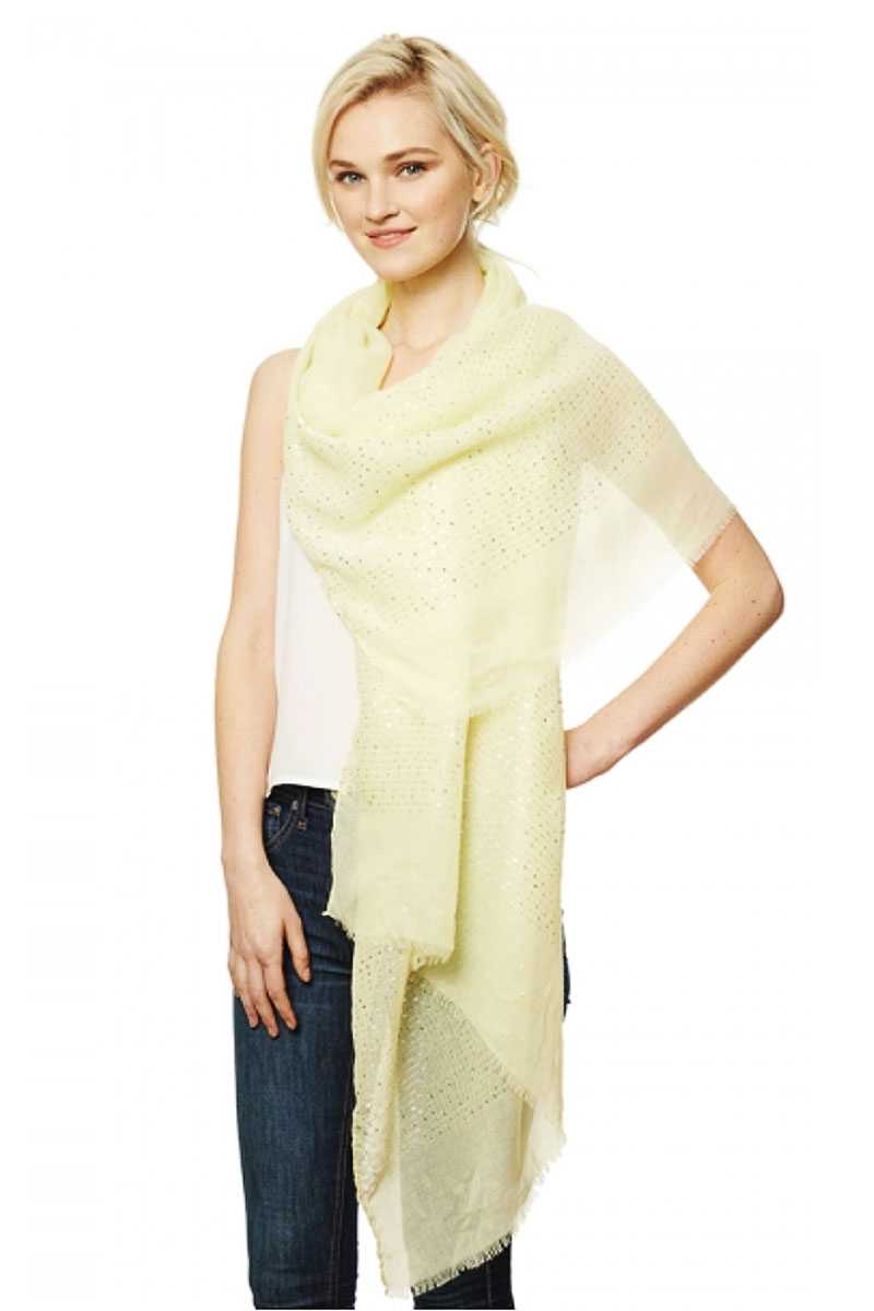 Solid Lurex Scarf - A&A Haute Spot