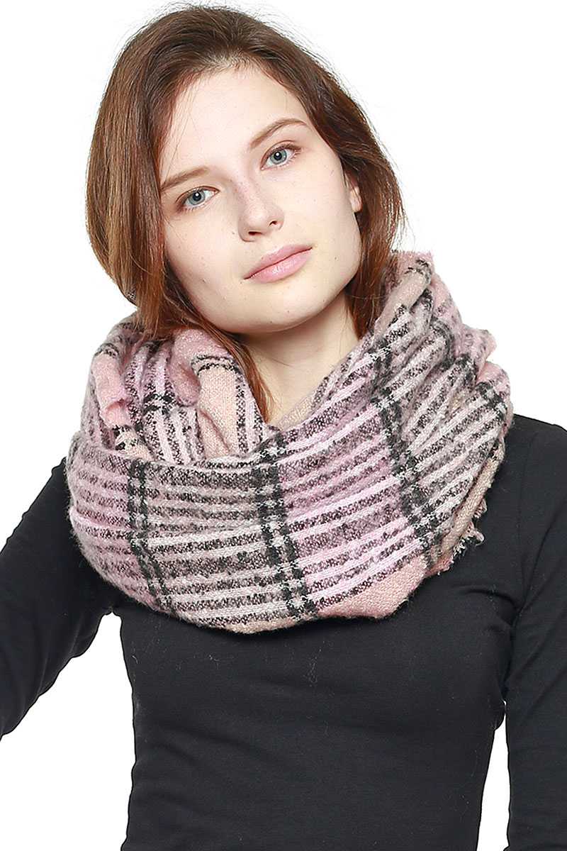 Plaid Infinity Scarf - A&A Haute Spot