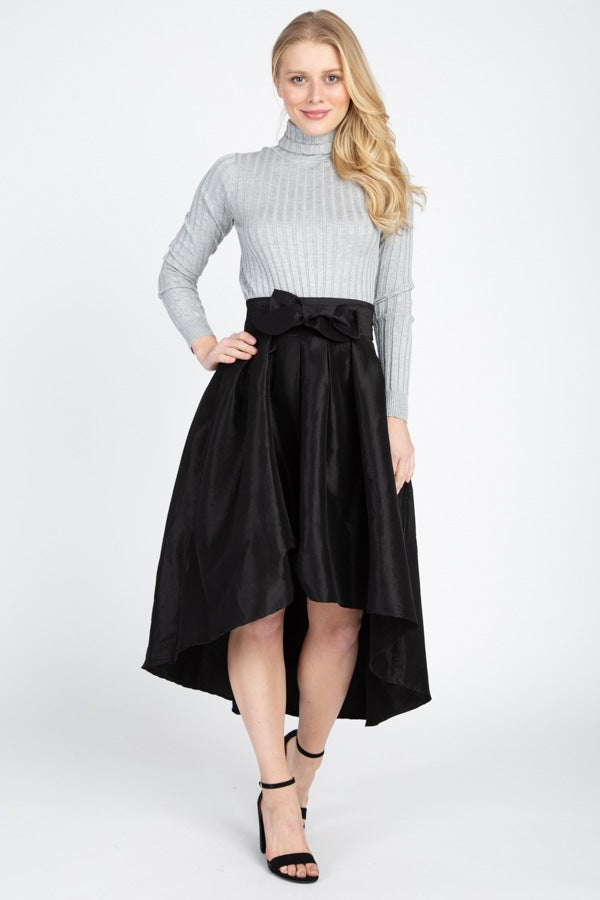 Taffeta High-low Skirt - A&A Haute Spot
