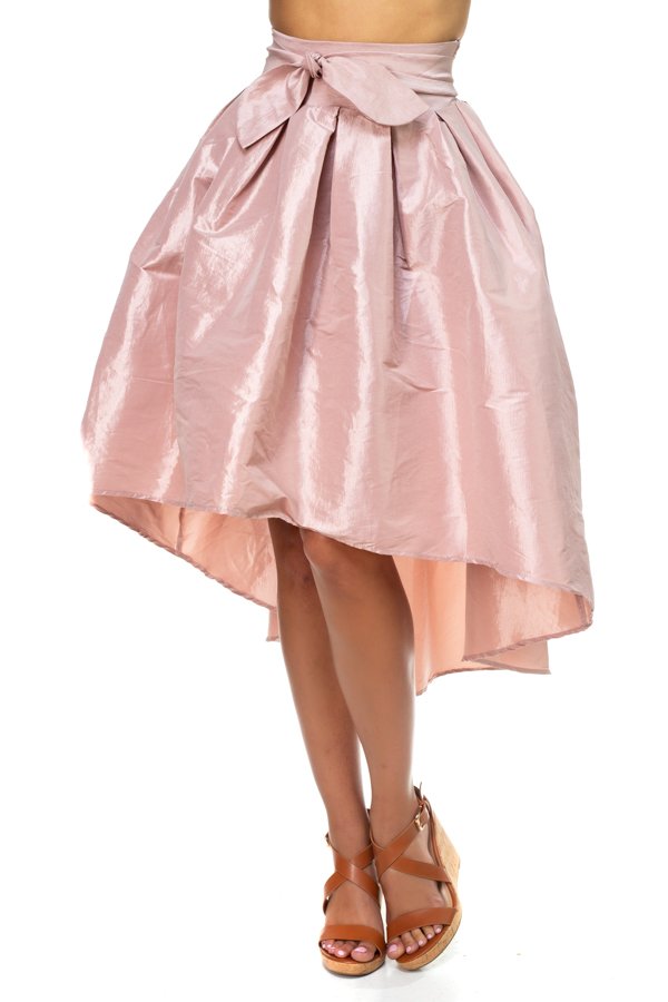 Taffeta High-low Skirt - A&A Haute Spot