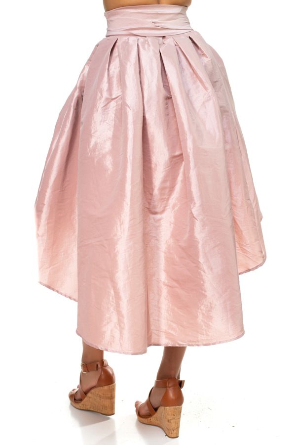 Taffeta High-low Skirt - A&A Haute Spot