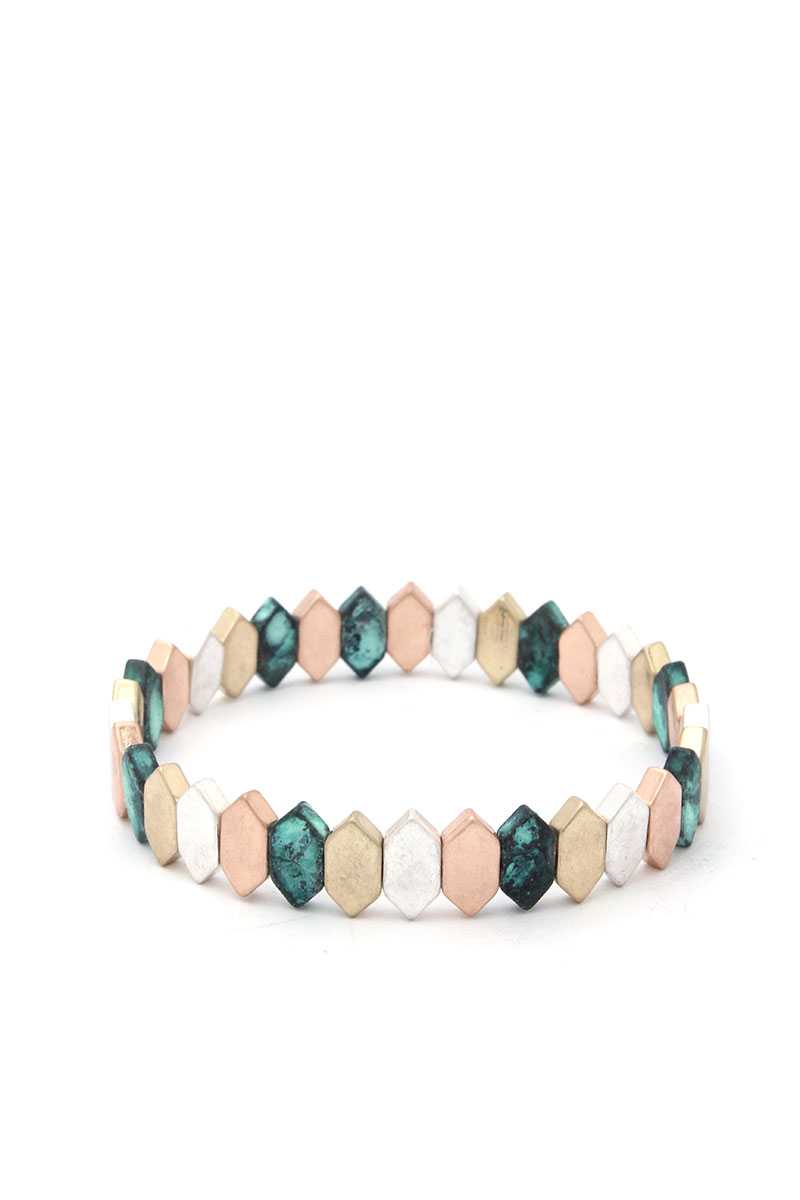 Pointed Oval Stretch Bracelet - A&A Haute Spot