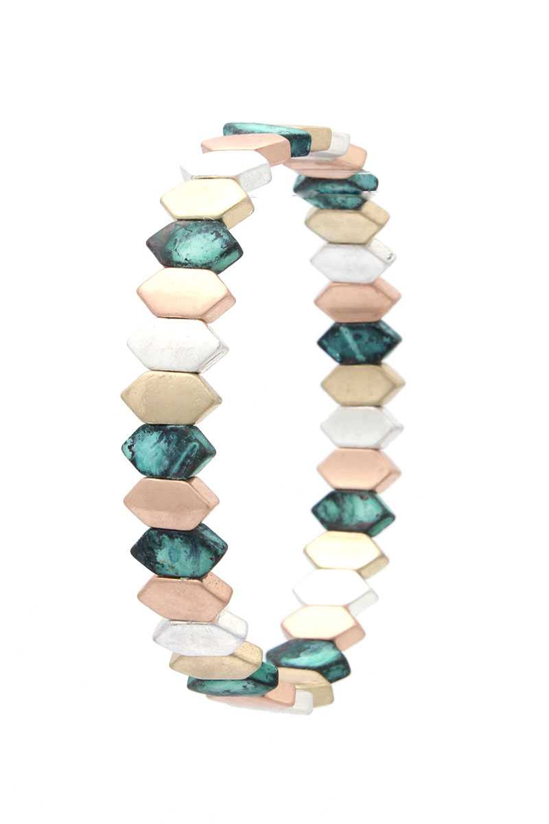 Pointed Oval Stretch Bracelet - A&A Haute Spot