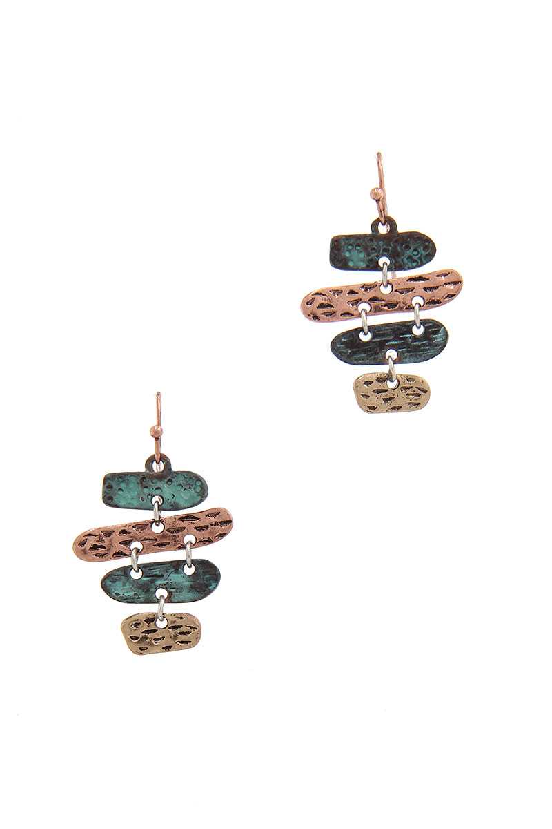 Oval Dangle Drop Earring - A&A Haute Spot