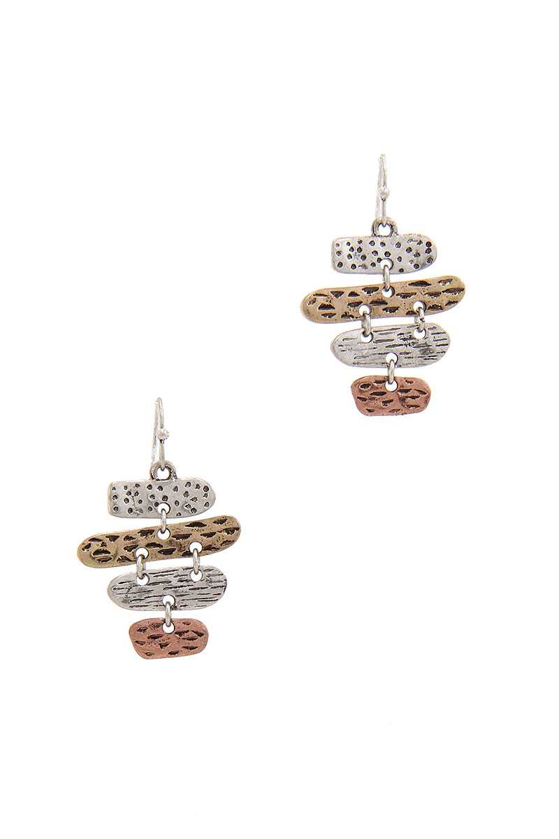 Oval Dangle Drop Earring - A&A Haute Spot