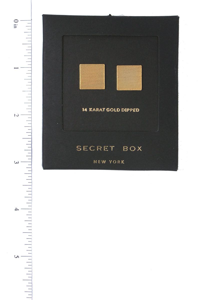 Square Shape Post Earring - A&A Haute Spot