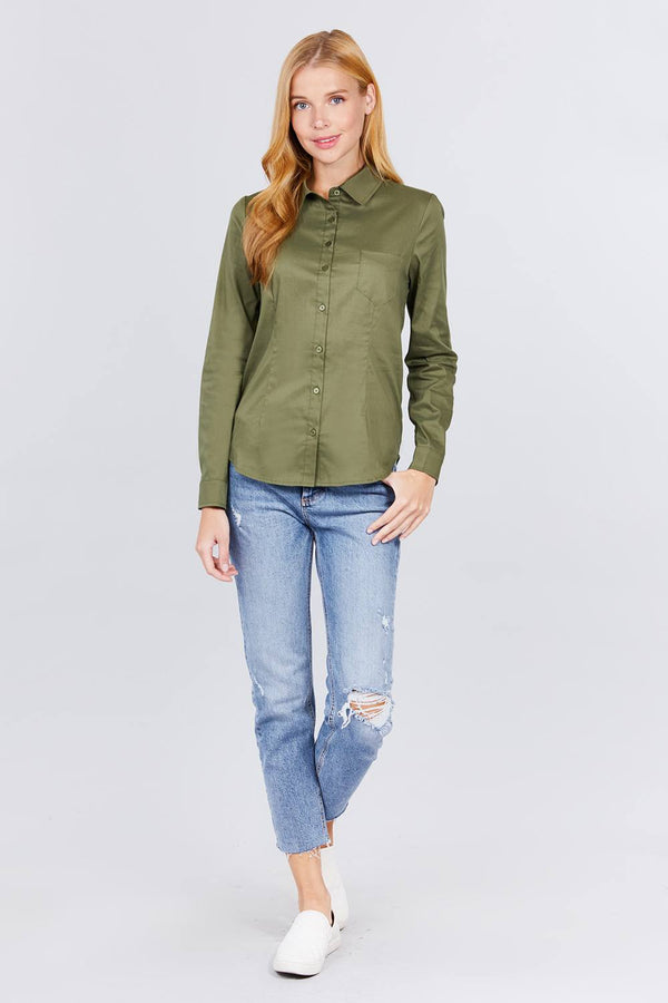 Button Down Woven Shirts - A&A Haute Spot