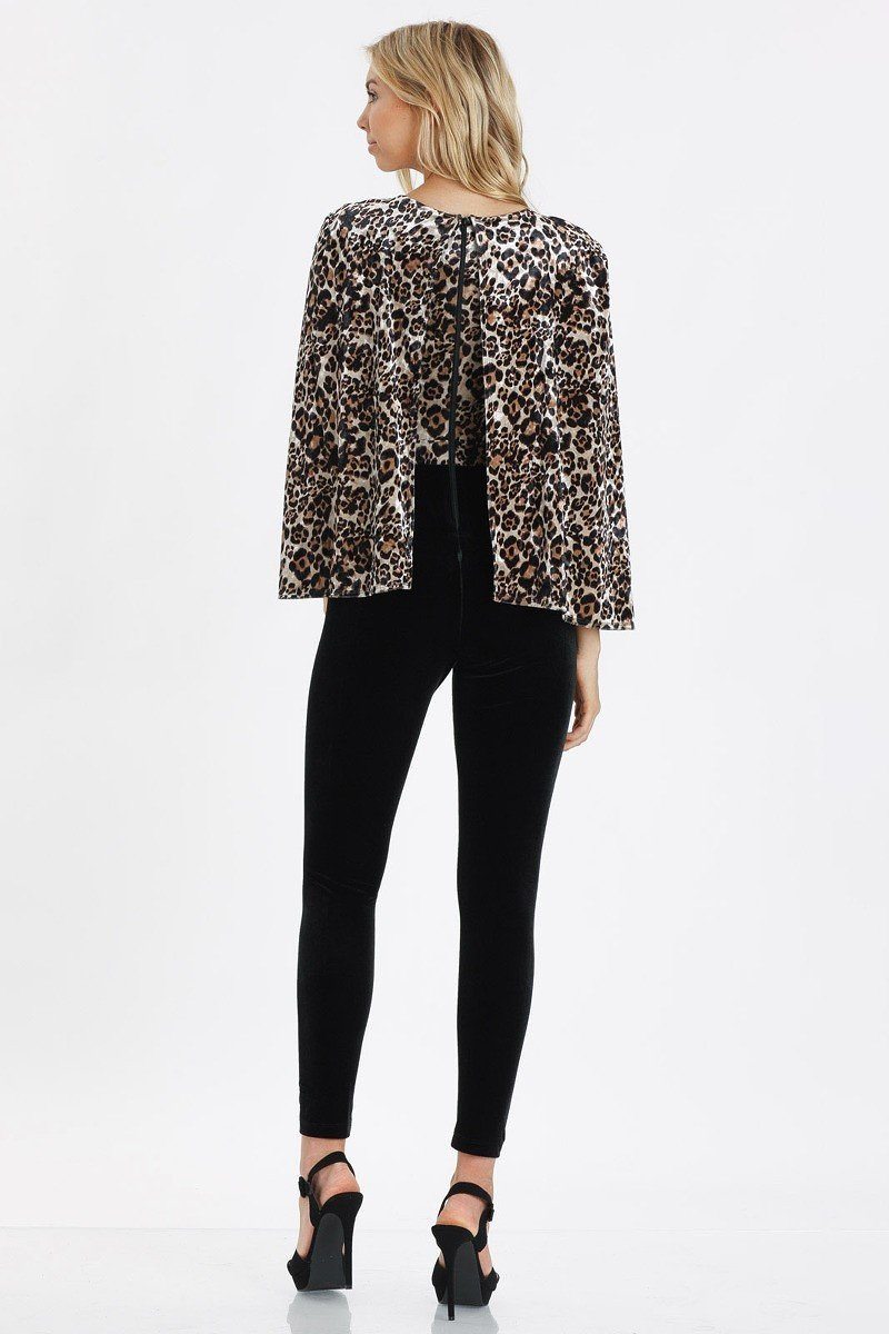 Leopard Print  V-neck Jumpsuits - A&A Haute Spot