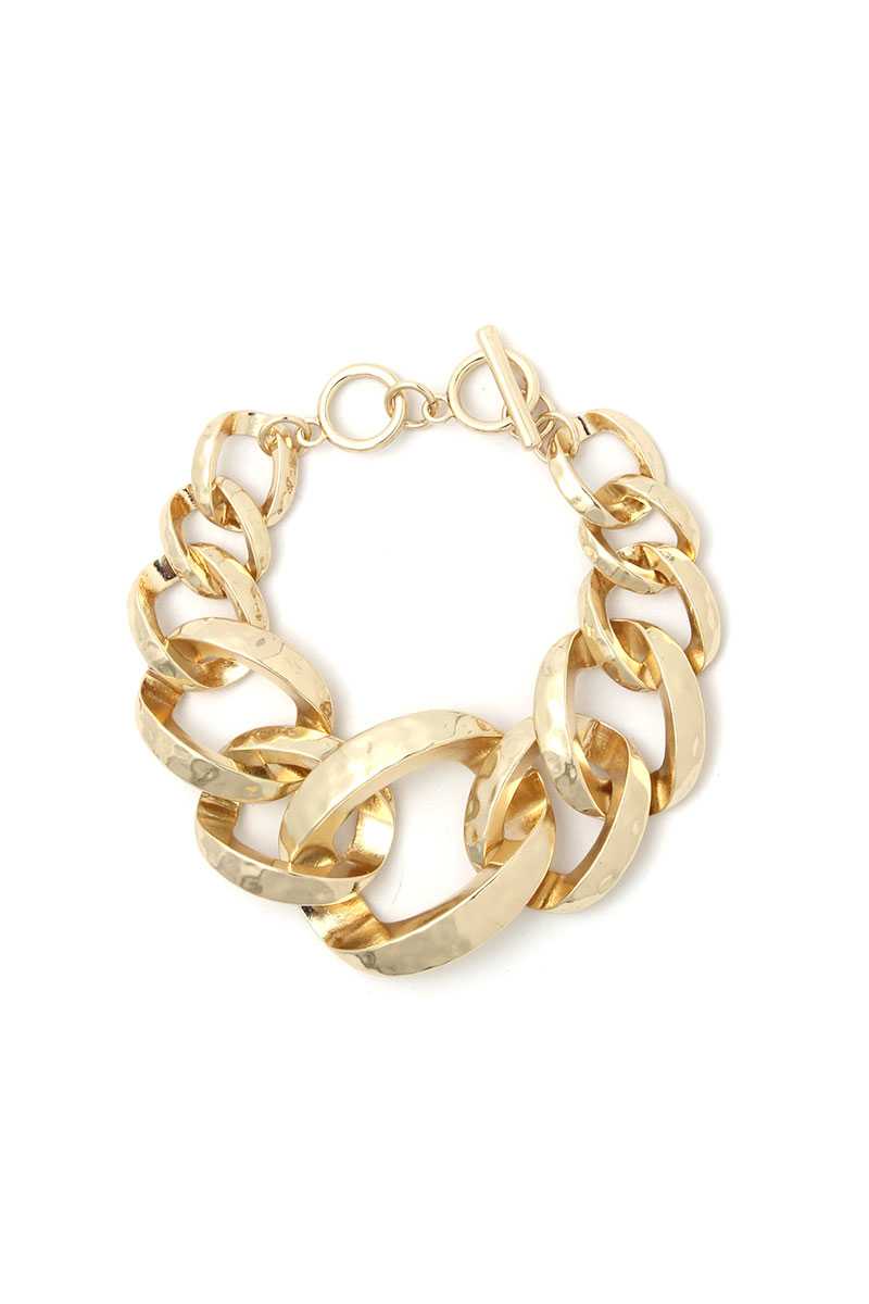 Wide Cuban Chain Bracelet - A&A Haute Spot