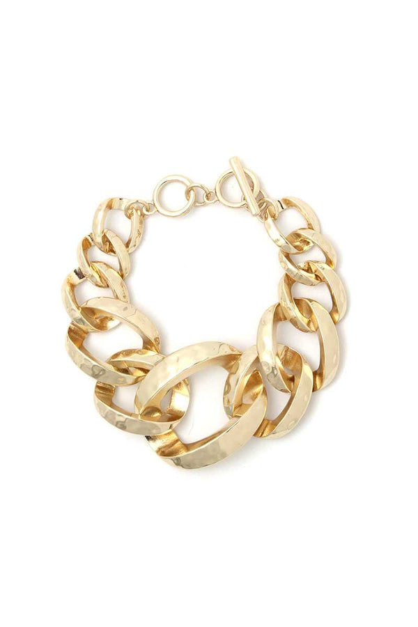 Wide Cuban Chain Bracelet - A&A Haute Spot