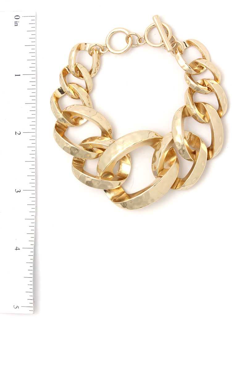 Wide Cuban Chain Bracelet - A&A Haute Spot