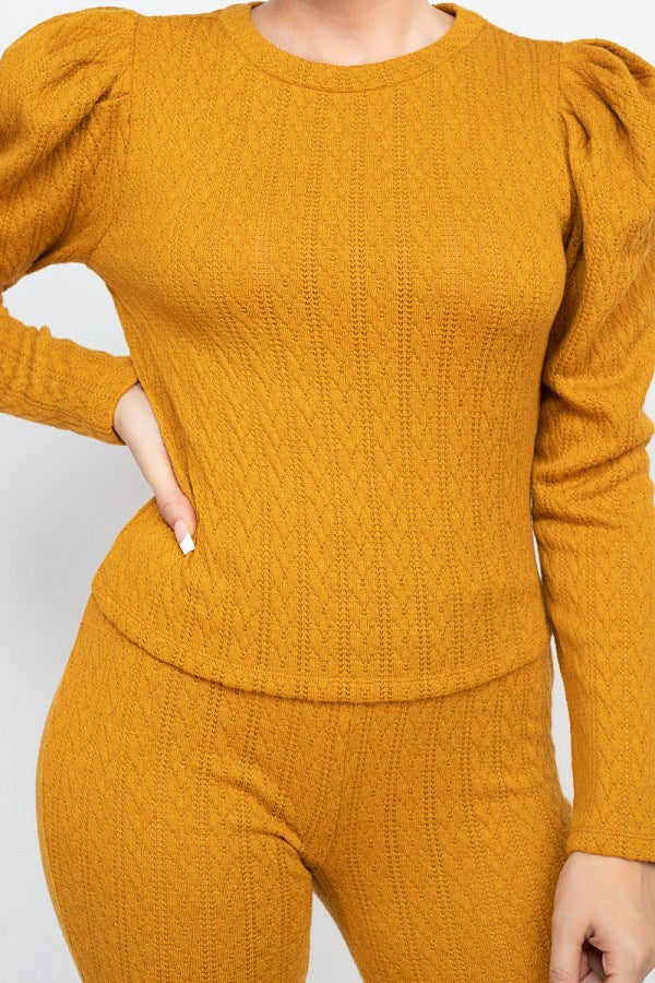 Puff Sleeve Set - A&A Haute Spot
